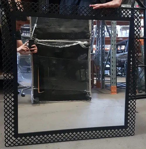 AW 7176 - Mirror - Square with black frame - Large