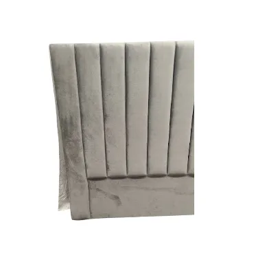 BH 0113 - King Bedhead - Silver Velvet Ribbed 