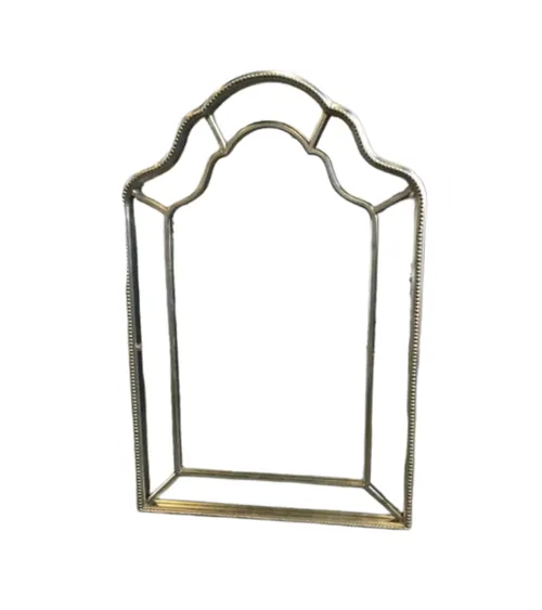 MIR 6745 - Mirror - Silver Beaded Arch Frame