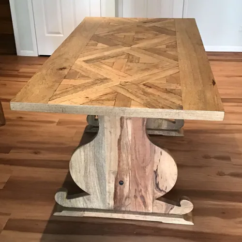 DT 6106 - Dining Table - Sunset Range 6 Seater Timber Regal with Timber Inlay