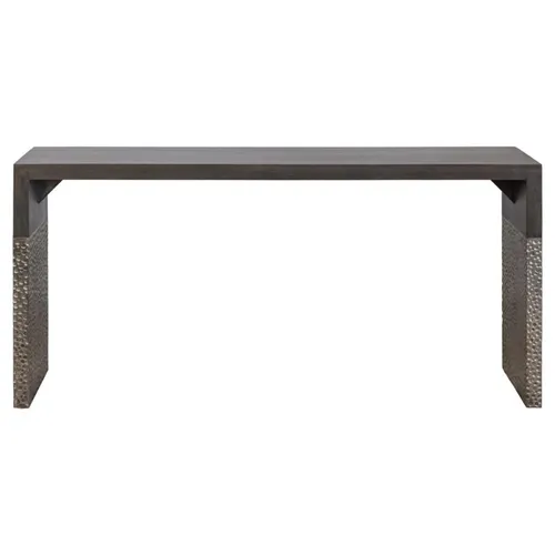 CN 1245 - Cavern Mango Wood Console with Grey Wash Finish