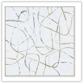 AW 9071 - Ripple Framed Medium Canvas