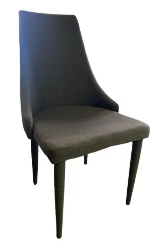 DC 6069 - Dining Chair - Modern High-Back Upholstered Charcoal 