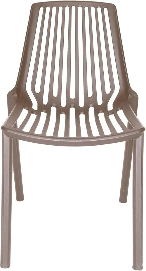 OD DC 6313 - Outdoor - Dining Chair - Taupe Polypropylene Slatted
