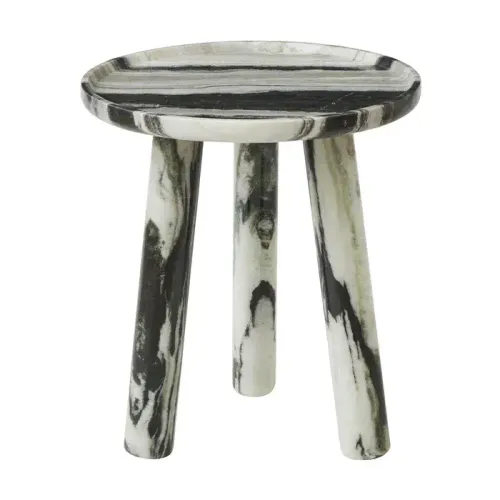 ST 0012 - Side Table - Taylor Marble in Black