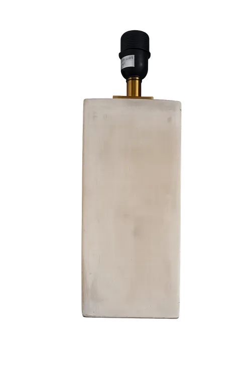 LP 0546 - Table Lamp - Concrete Base with Sand Drum Shade