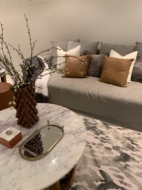 SF 2028 - Sofa - 3 Seater - Grey Fabric Slip Cover