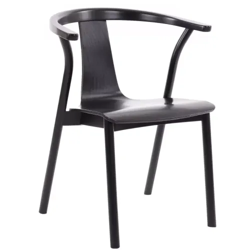 DC 0028 - Dining Chair - DAMI Contemporary Style Black Wishbone
