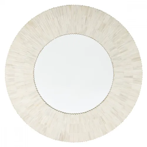 MIR 0022 - Mirror - Round Ivory