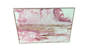 AW 7741 - Artwork - Large - Pink Pastel Abstract 