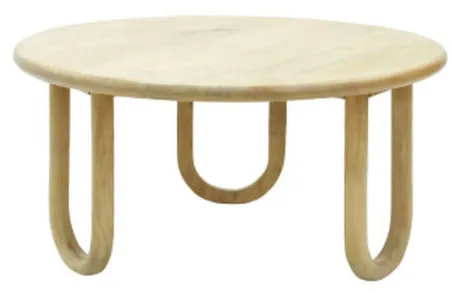 CT 0034 - Coffee Table - Blonde Wood Round