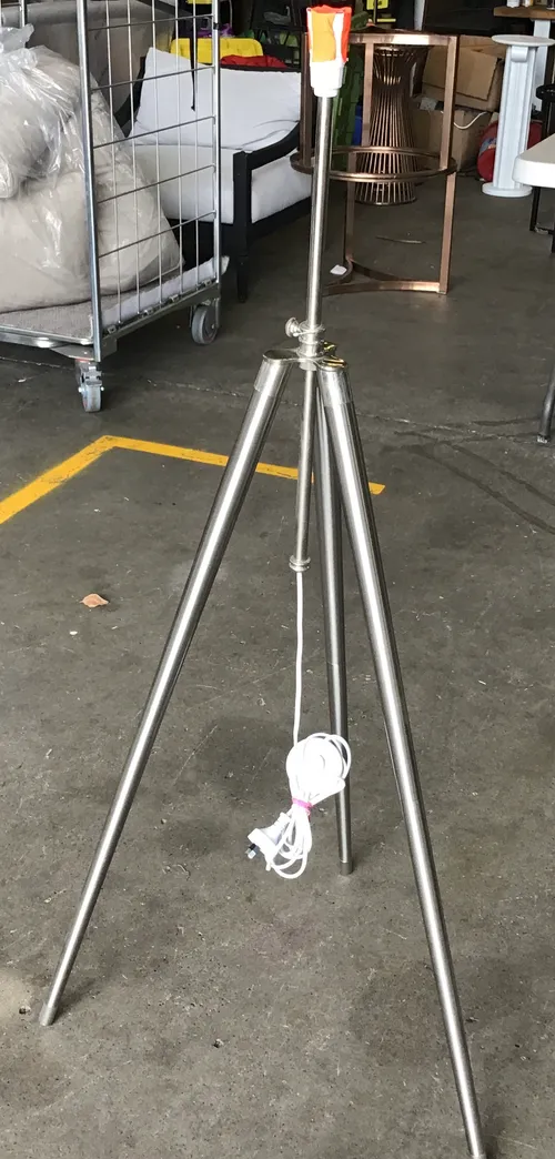 FL 9216 - Floor Lamp - Silver Tripod