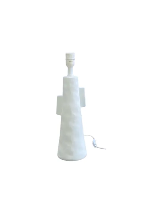 LP 9986 - Table Lamp - Remi Abstract Textured White Base
