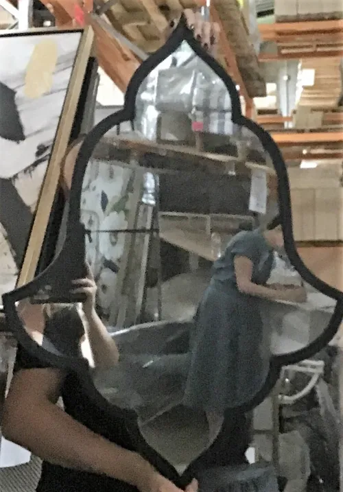 MIR 4434 - Mirror - Decorative Black Framed 