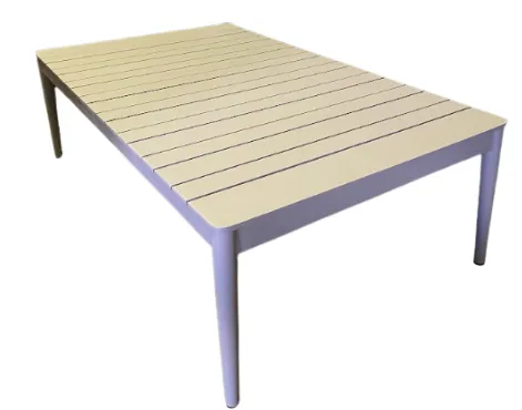 OD CT 0015 - Outdoor Coffee Table - Rectangle with Soft Neutral Tone
