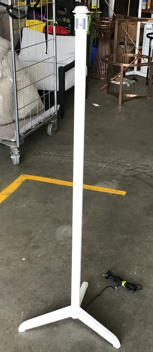 FL 9210 - Floor Lamp - White Stem Tripod Base