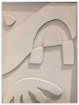 AW 9998 - Artwork - Large - Textured Shadows in Timber Frame