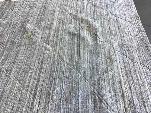 RG 3201 - Rug - Medium - Finote Silver & Ivory Flat Weave