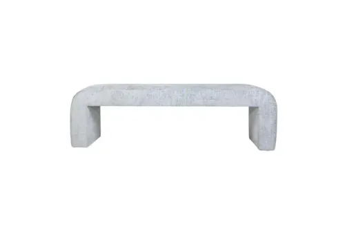 OTT 0013 - Ottoman - Plush Green Fabric Bench