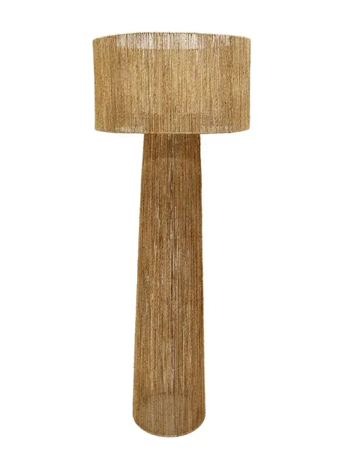 FL 0001 - Floor Lamp - Arlo Natural Cane Woven