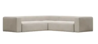 SF 0045 - Modular Sofa - 3 piece Beige (5 Seater)