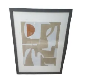 AW 0376 - Artwork - Medium - Modern Art Canvas Print in Black Frame