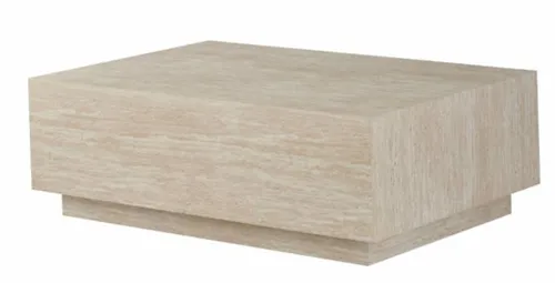 CT 0021 - Coffee Table - Sonia Beige Travertine