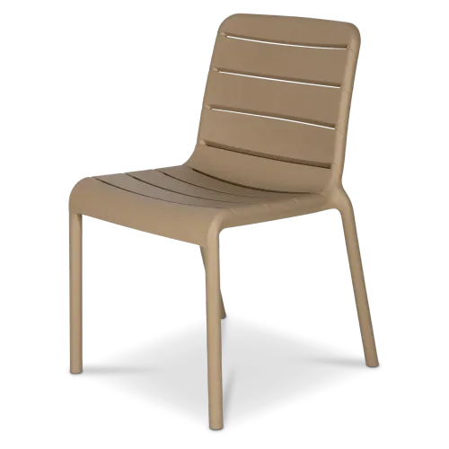OD DC 0028 - Outdoor Dining Chair - Aura UV Polypropylene Premium Chair in Toffee