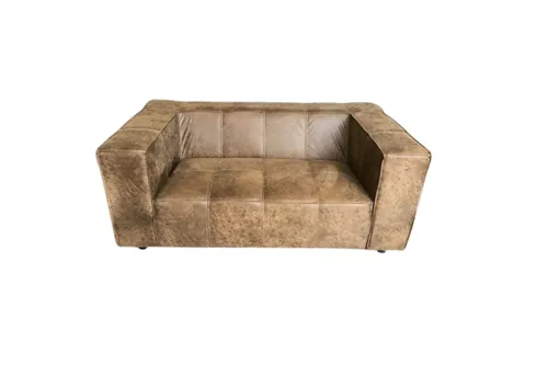 SF 9000 - Sofa - 2 Seater - Distressed Brown Leather