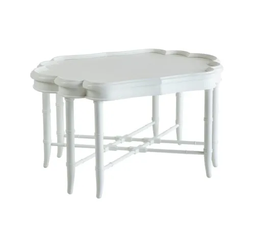 CT 3222 - Coffee Table - Beresford Gloss White Hamptons Style