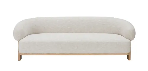 SF 1007 - Sofa - 3 Seater - Bonita Curved-Arm with Timber base 