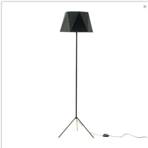 FL 0437 - Floor Lamp - Zati Black with Rose Gold