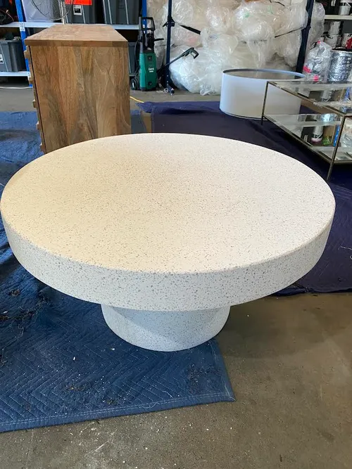 OD CT 4200 - Outdoor - Coffee Table - Circular White Stone 
