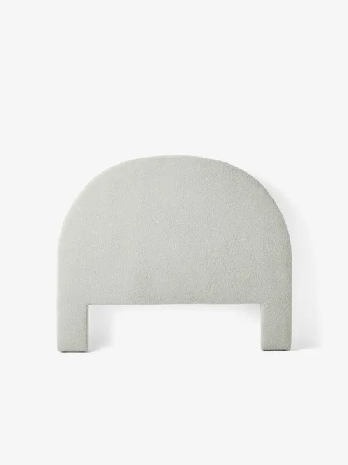 BH 0064 - Queen Bedhead - Grandview Mist Boucle Arch Shape