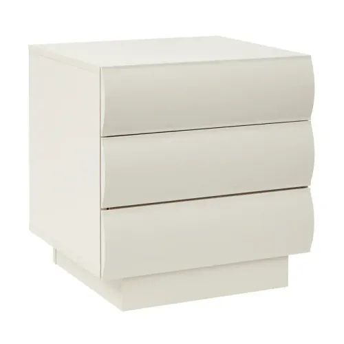 BST 0062 - Bedside Table - Elsene 2-Drawer in Grey Finish