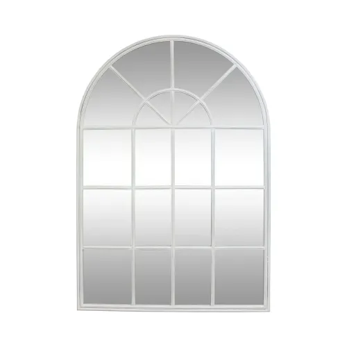 MIR 6099 - Mirror - Arch Window in White Metal Frame