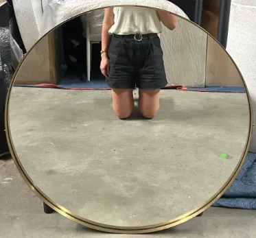 MIR 0018 - Gold-Framed Wall Mirror