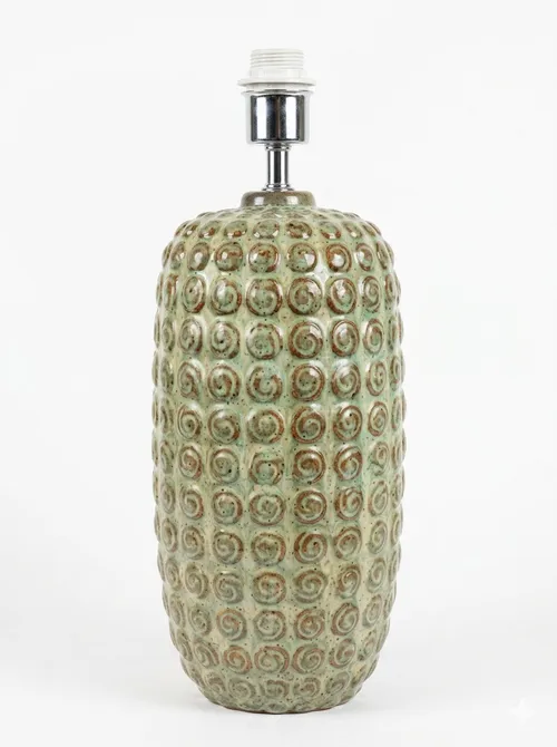 LP 6006 - Table Lamp - Green and Brown Pineapple Body