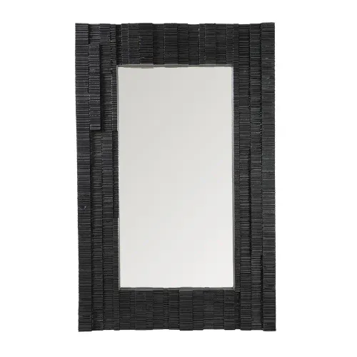MIR 0014 - Wall Mirror - Dunbar Rectangle in Black