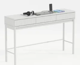 CN 0033 - Console Elise Fluted White