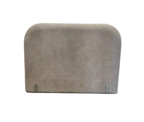 BH 9971 - Grey Fabric Queen Bedhead with Tapered Edges