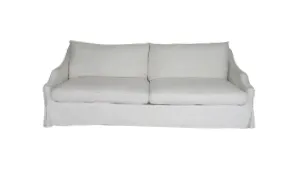 SF 0008 - Sofa - 3 Seater - Classic Design Natural Linen Weave