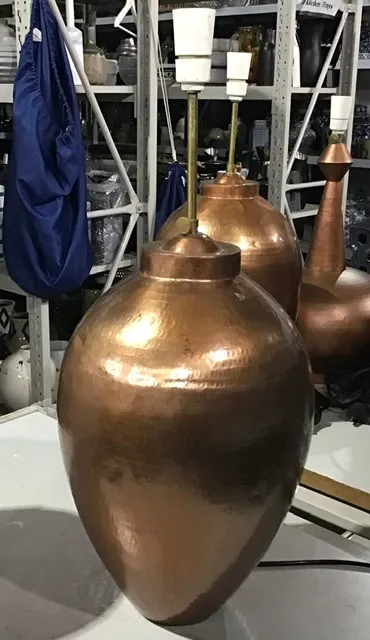 LP 7762 - Table Lamp - Copper Bulb STD Shade