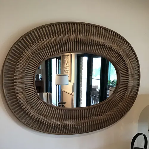 MIR 9045 - Mirror - Sunset Range Oval with Bronze Frame