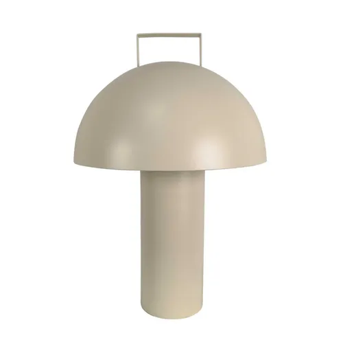 LP 0016 - Table Lamp - Ecru Coloured Dome Shade Metal
