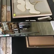 MIR 6197 - Mirror - Tall Black Frame