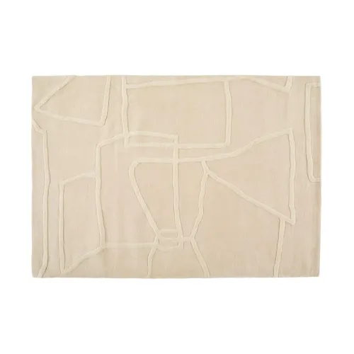 RG 0028 - Rug - Extra Large - Coco Republic Agoura Neutral Beige Colour with Raised Line Pattern