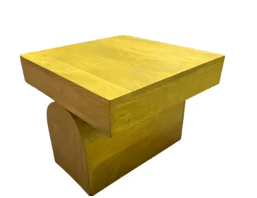 ST 0046 - Side Table - Squared Top in Light Timber 