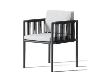 OD DC 0023 - Outdoor Dining Chair - Rena in Charcoal