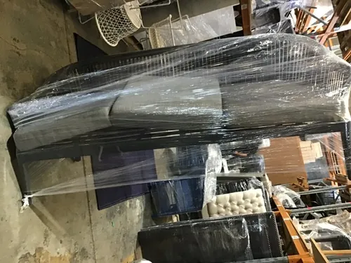 OD SF 9193 - Outdoor - Sofa - 3 Seater Charcoal Frame with Black Rope & Salt n Pepper Cushions